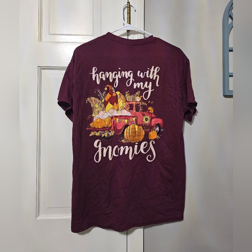 Gildan Maroon Short Sleeve Tee